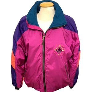 Vintage Alpine Ski Jacket Fleece lined Size Medium